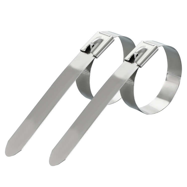 304不锈钢扎带16宽不锈钢扎带自锁式设备固定电缆桥架金属扎带扣