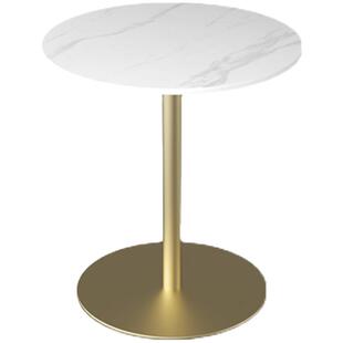 铁艺简约圆桌架台茶几桌腿支板圆形餐桌组合边几岩休闲架桌ABA脚