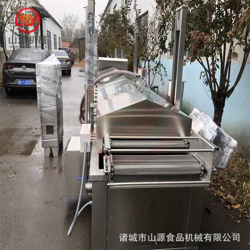 麻花成型油炸生产线 麻辣烫油条油炸机 全自动小麻花油炸流水线