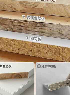 实新木烤漆梳妆台奶油风斗化柜卧室简约现代体HKO2025款化妆台一