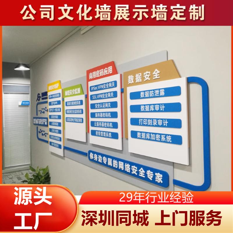 深圳立体亚克力企业文化墙公司愿景发展历程团队风采墙贴广告牌