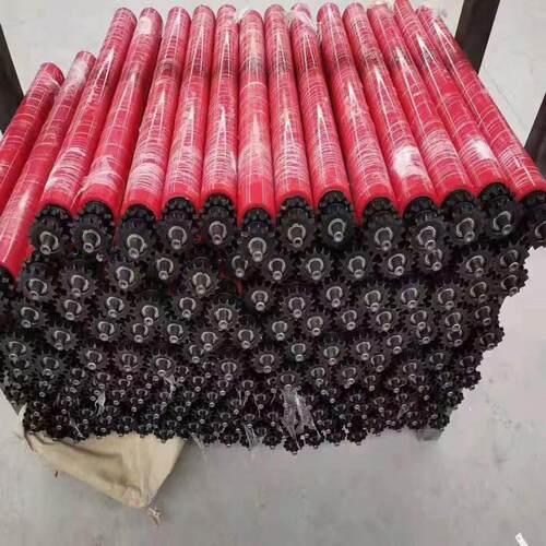 厂家加工拖辊槽型平行皮带机托辊无动力输送机过度托辊