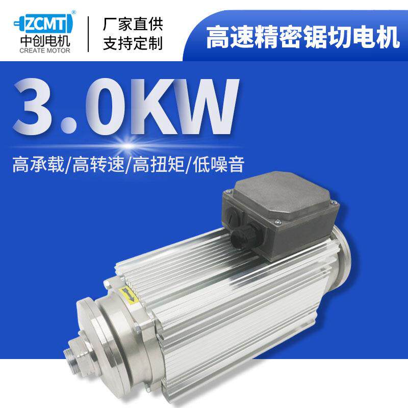 3W3000转夹锯片电机双头锯切机械设备三相异步电主轴电动机