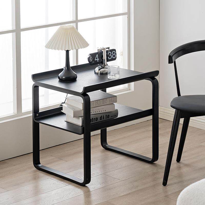 中古简约创意茶几桦木床头柜 餐厅卧室边柜储物书架客厅边几