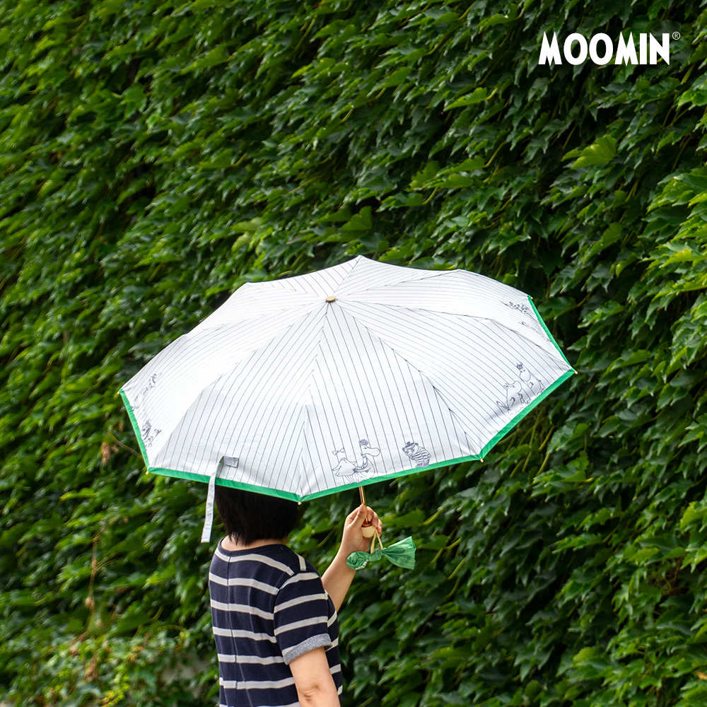 姆明太阳伞 遮阳防晒挡雨伞 防紫外线女晴雨两用坚固小巧便携三折