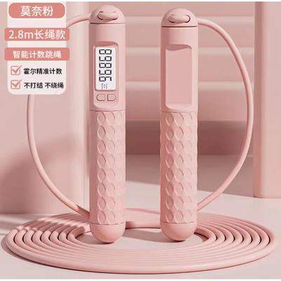 健身减肥负重钢丝跳绳跳绳健身专用计数款运动绳款钢丝专业有绳款