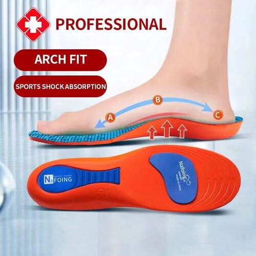 Orthotic Insole Arch Support Flatfoot Running Insoles for Sh