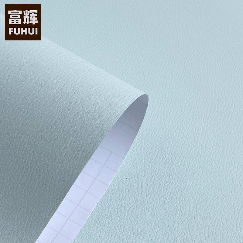 纸背自软片粘波音贴膜革壁仿皮皮纹胶翻新家具皮墙纸贴展柜贴墙皮