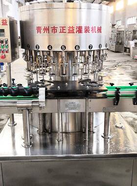 全自动负压式灌装机酱油醋料酒果汁饮料果酒葡萄酒起沫液体灌装机