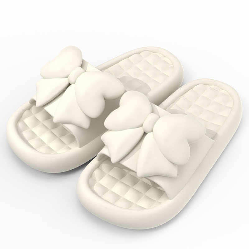 家居厚底踩屎感拖鞋女夏外穿24新款防滑洗澡百搭休闲蝴蝶结凉拖鞋