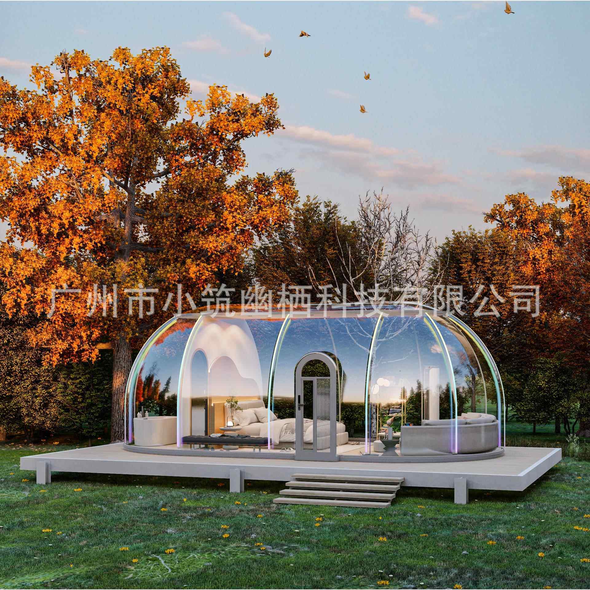 移动式太空星球舱4585多功能创意酒店公园景区露营星空阳光房野营