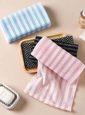 Exfoliating Washcloth Back Scrubber for Shower for Men Silve