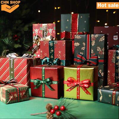 70*100cm Christmas wrapping paper Gift packing paper wrapper