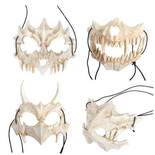 Halloween Japan Secondary Dress Up Cosplay COS Mask Dragon