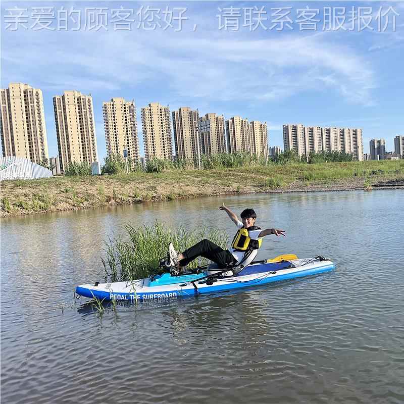 浆板su气p冲浪板皮划充座椅钓鱼船椅24042游艇橡皮艇座桨艇板座椅图片