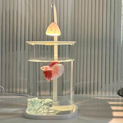 冰晶石玻璃鱼缸鱼缸桌面桌面缸