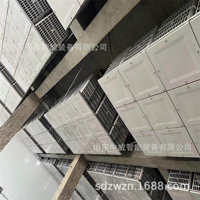 刷卡式矿用更衣吊篮 每个矿工配一个IC卡 矿用双层浴室更衣吊篮