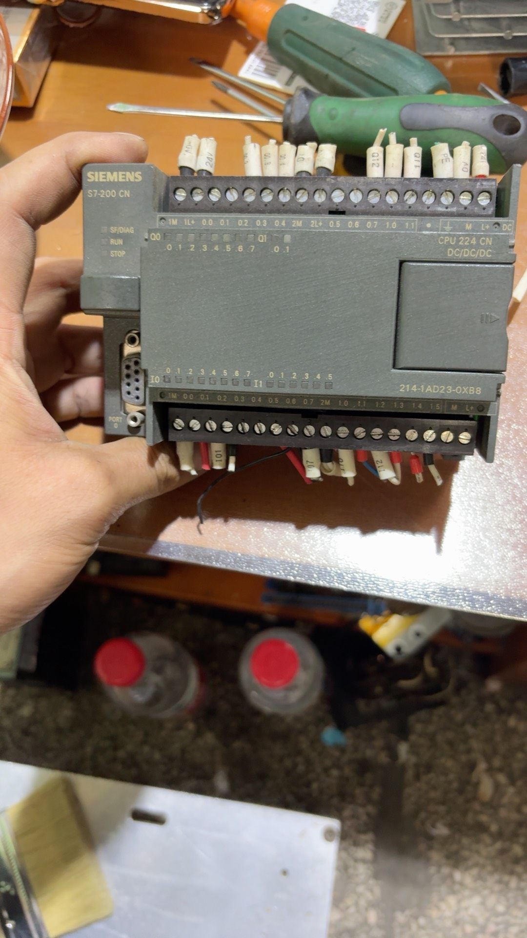 二手拆机西门子，6ES7  214-1AD23-0XB8，P
