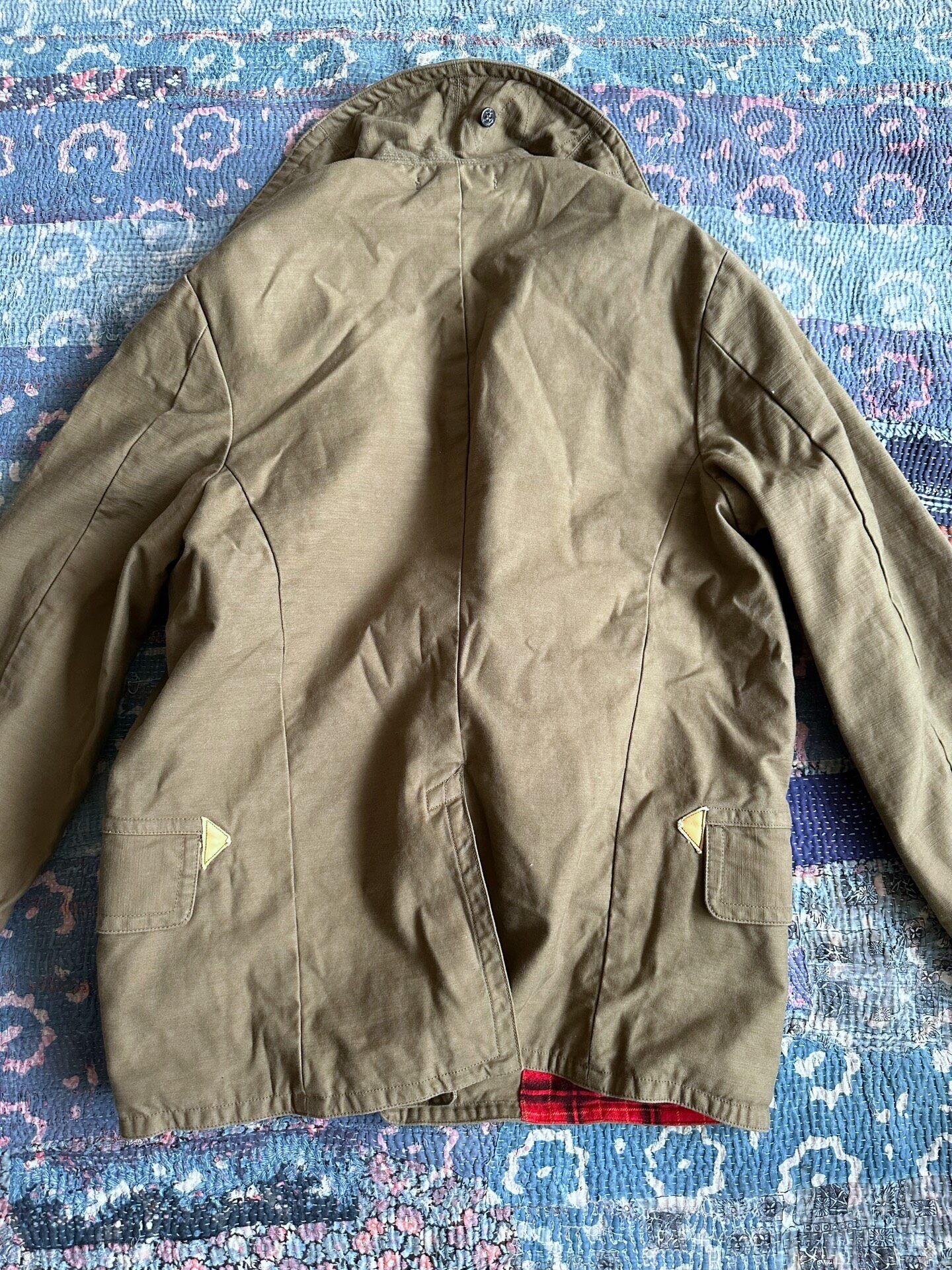 Mister Freedom Double-Breasted Olive Coat — front
