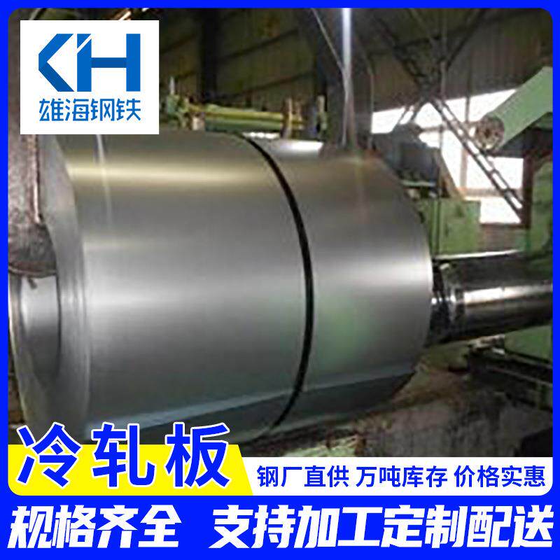 佛山冷板现货钢板卷冷轧spcc轧铁板卷料0.3-2mm厚开平分条加工