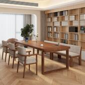 实木书桌大板工作台家用阅读桌去客厅化学习桌莫比恩大长桌办公桌