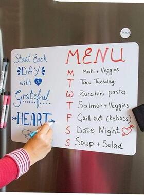 Magnetic Whiteboard Fridge Magnet Stickers Dry Erase Planner
