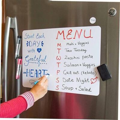 Magnetic Whiteboard Fridge Magnet Stickers Dry Erase Planner