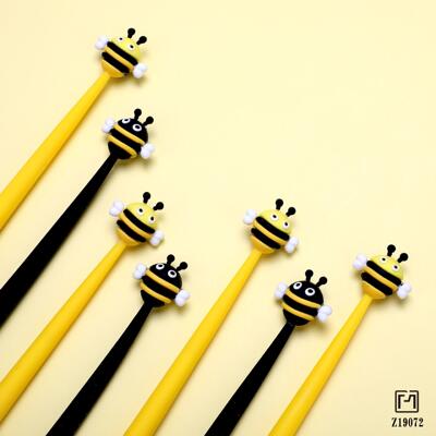 品目创意硅胶可爱中性笔0.5ｍｍ嗡嗡蜂学生用品公用品