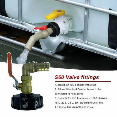 Copper Barrels Water Faucet Adapter Replacement Gardening