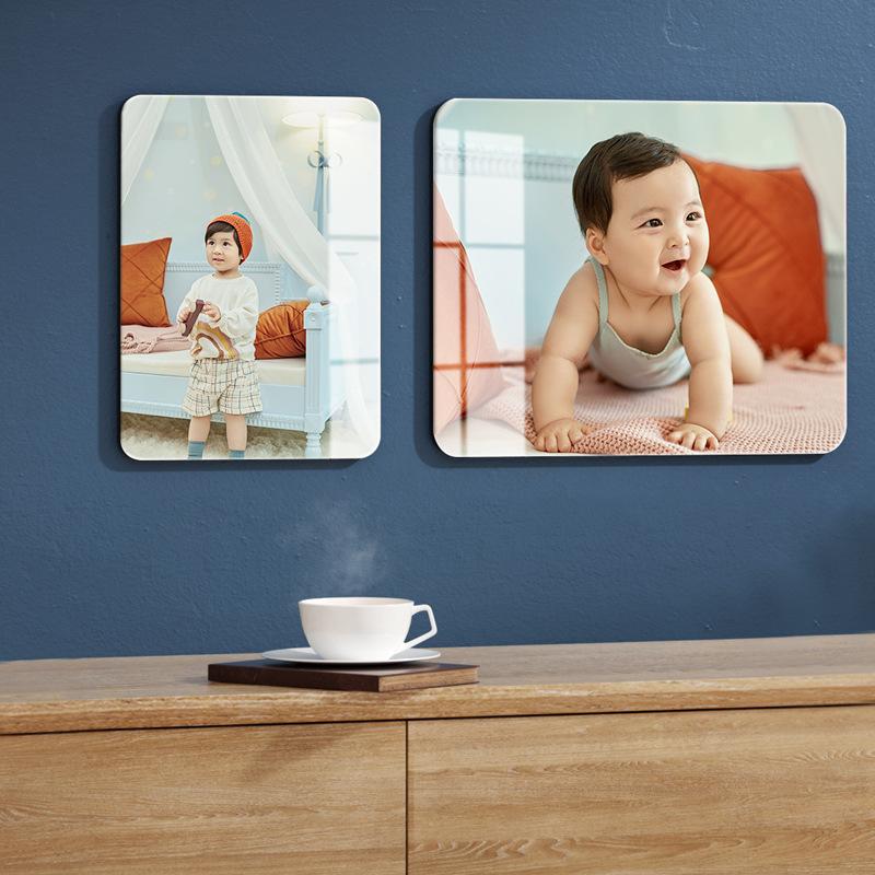 水晶相框相框摆台DIY亲子装饰画