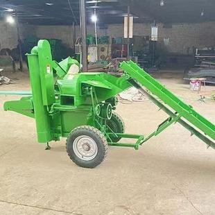 行走动玉米脱粒机自动家用全电中脱玉TZO型米粒机自动上料打剥包