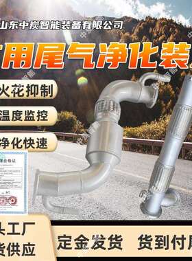 DOC/CDPF1-20L防爆柴油三元催化器 法兰卡箍式连接 智能控制