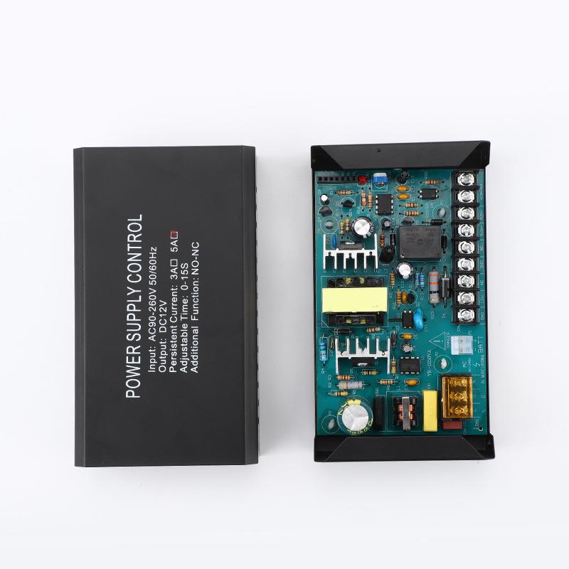 门禁专用电源线性门禁开关电源足安12V5A门禁后备电源箱控制器