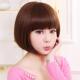 假发女全头套真发短发造型bobo自然公主切头套减龄日常造型假发套