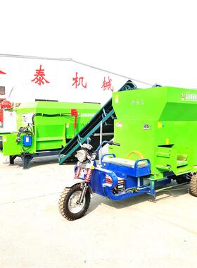 圣泰牌青饲料搅拌机 5方皮带传动日粮拌料机 全日粮制备机