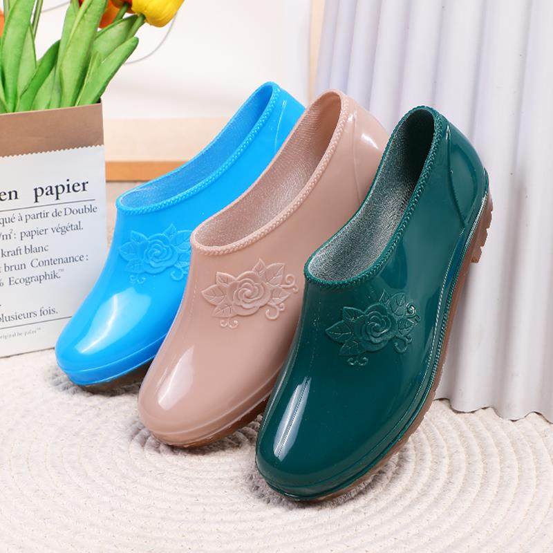 四季女士短筒雨水靴低帮雨鞋女厨房工作浅口防水鞋防滑洗车胶鞋套,居家日用,雨鞋/雨靴,淘宝优惠券,粉丝福利购,淘宝优惠卷