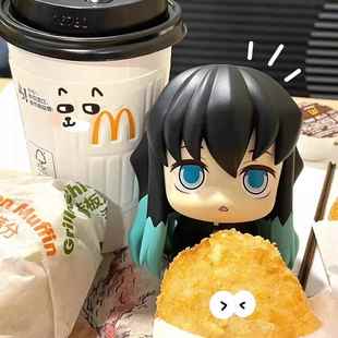 时透无一郎lookup鬼灭之刃富冈义勇手办公仔动漫模型女生日礼物