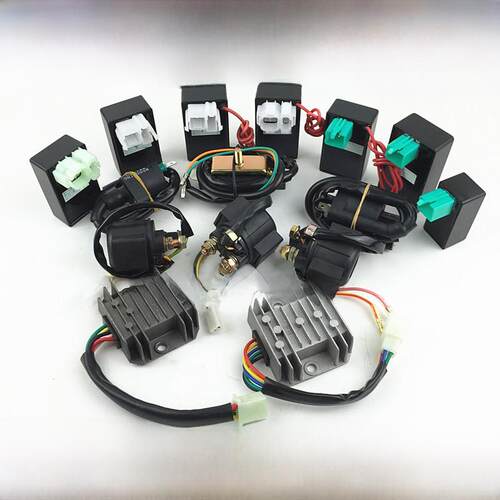 摩托车五大电器GY6125/ZJ/CG125 点火器 整流器 继电器 高压包
