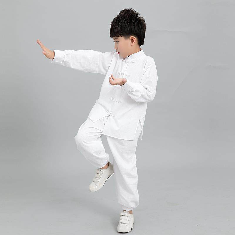 高档儿童服装男女童太极拳练功服短袖术夏武少表儿练武服演服衣服图片