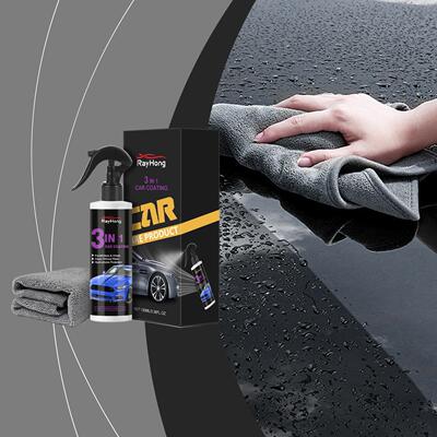 Rayhong 3-in-1 Car Paint Spray: A polishing coating spray fo