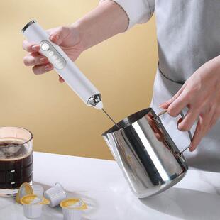 Handheld Electric Coffee Milk Egg Bea Whisk Frother Mixer Fo
