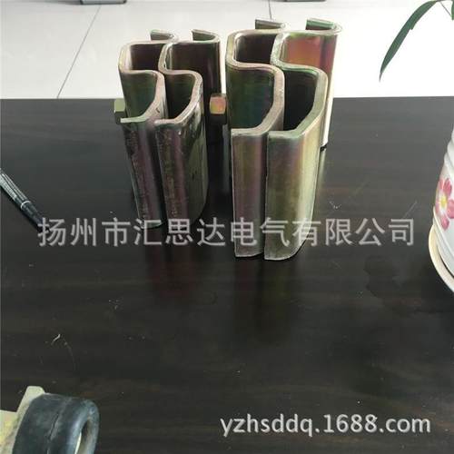 E型连接件ZT-W80工字钢卡扣80轨道E型联接件W80四轮板式滑车