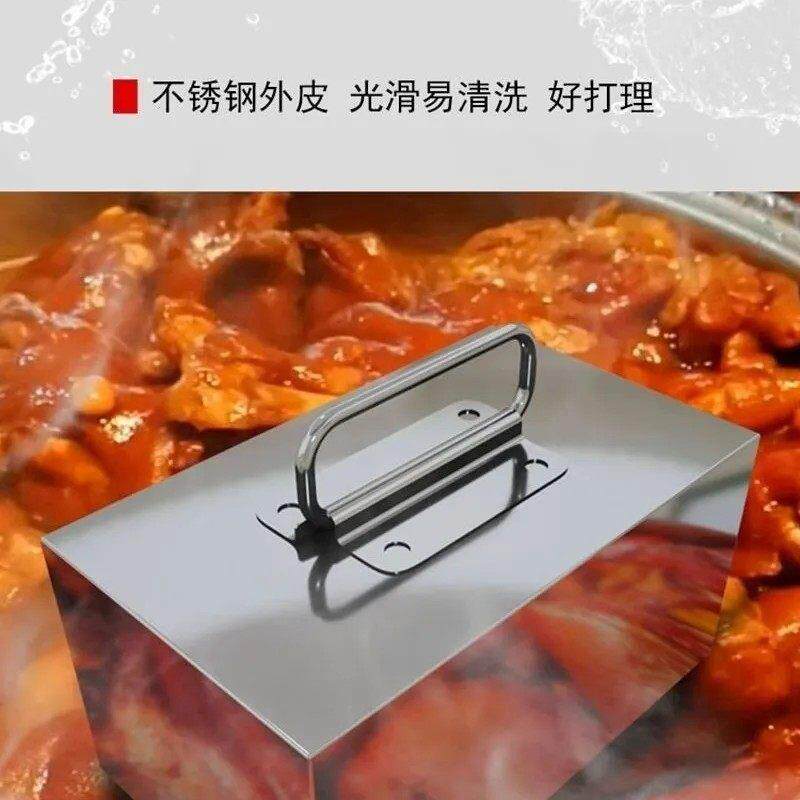 不锈钢压块卤肉压块煮肉专用压肉块工具熟食压肉石压篦子高锅重块