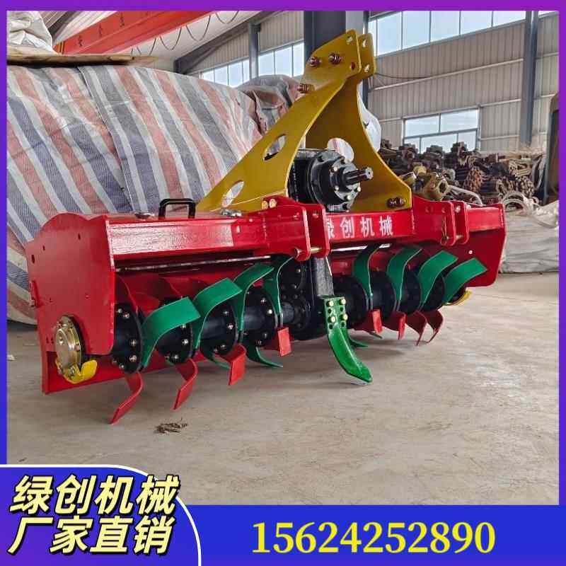 农用开 垦刀旋耕机翻土耕地开 荒用碎土加固板式旋耕机农用拖拉机