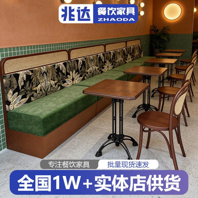 山野风桌子复古南洋实木餐桌椅子跨境tables泰式西餐厅吃饭桌卡座