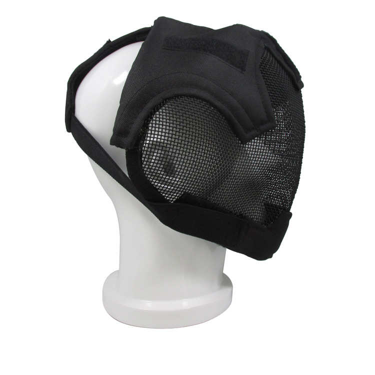 厂家 野战户外 使命召唤全脸钢丝网防护面罩V6防护面具