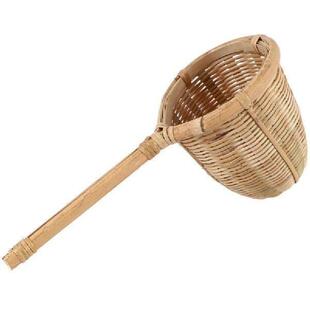 Nature Bamboo Tea Strainer Filter Colander Infuser Handmade