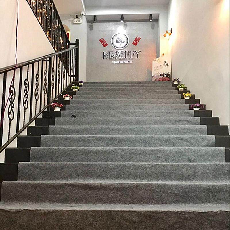 灰色地毯加厚拉丝婚礼展览开幕楼梯装饰大面积全铺商业全卷一次性
