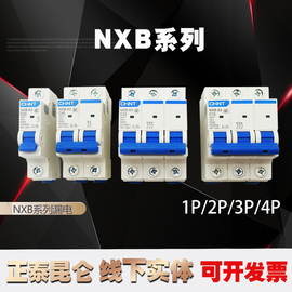 nxb1p2p正泰断路器，空气开关电闸总闸3p4p32a63a40a16a20a100a家用