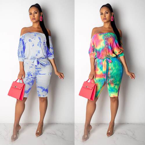 Women's color changing shoulder strap jumpsuit